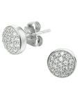 Zilver Gerhodineerd Oorknoppen Zirkonia 1327314 - PansiteNederland.nl