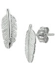 Zilver Gerhodineerd Oorknoppen Veer 1327351 - PansiteNederland.nl
