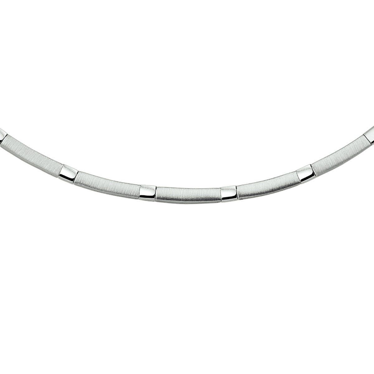 Fantasy Collection Collier poli/mat 3,5 mm 45 cm zilver