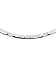 zilver gerhodineerd collier poli/mat 4,5 mm 45 cm 1327777 - PansiteNederland.nl