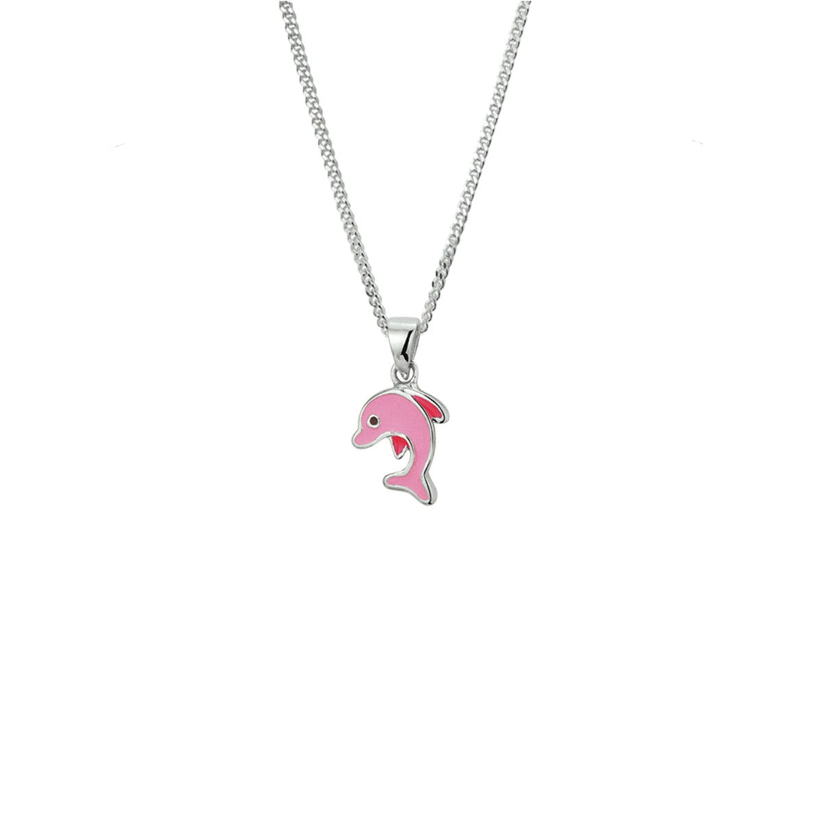 Fantasy Collection Collier dolfijn 1,4 mm 36 + 4 cm zilver