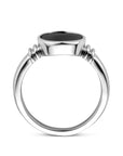 Gerhodineerd Zilver Ring Onyx 1328739 - PansiteNederland.nl
