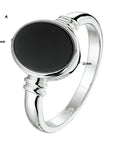 Gerhodineerd Zilver Ring Onyx 1328739 - PansiteNederland.nl