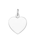 Zilveren hanger Graveerhartje - 1328139 - PansiteNederland.nl