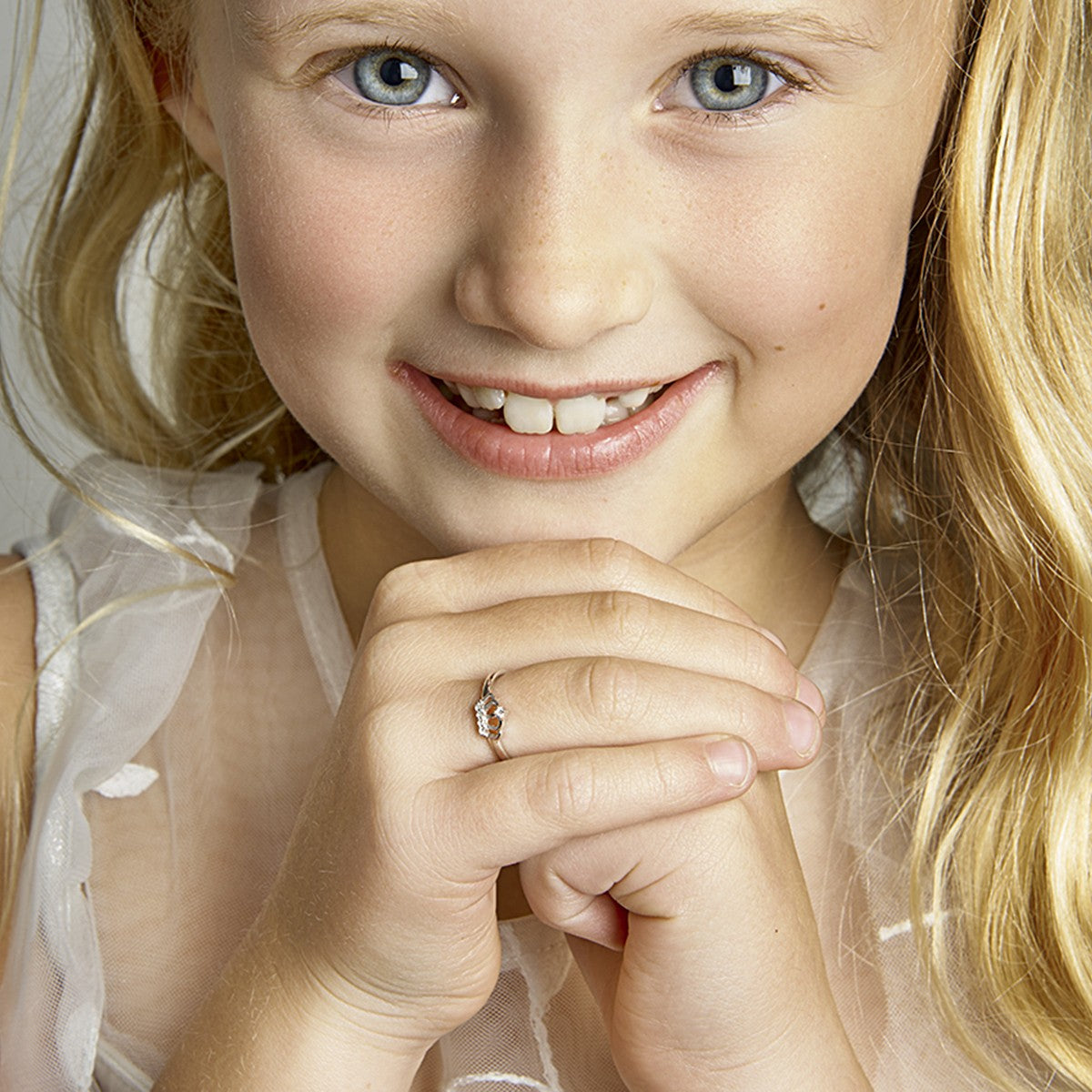 Fantasy Collection Ring kroon zirkonia zilver