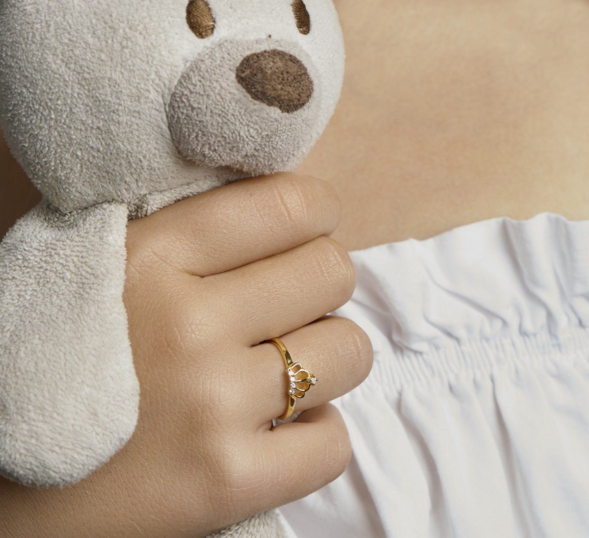 Fantasy Collection Ring kroon zirkonia zilver