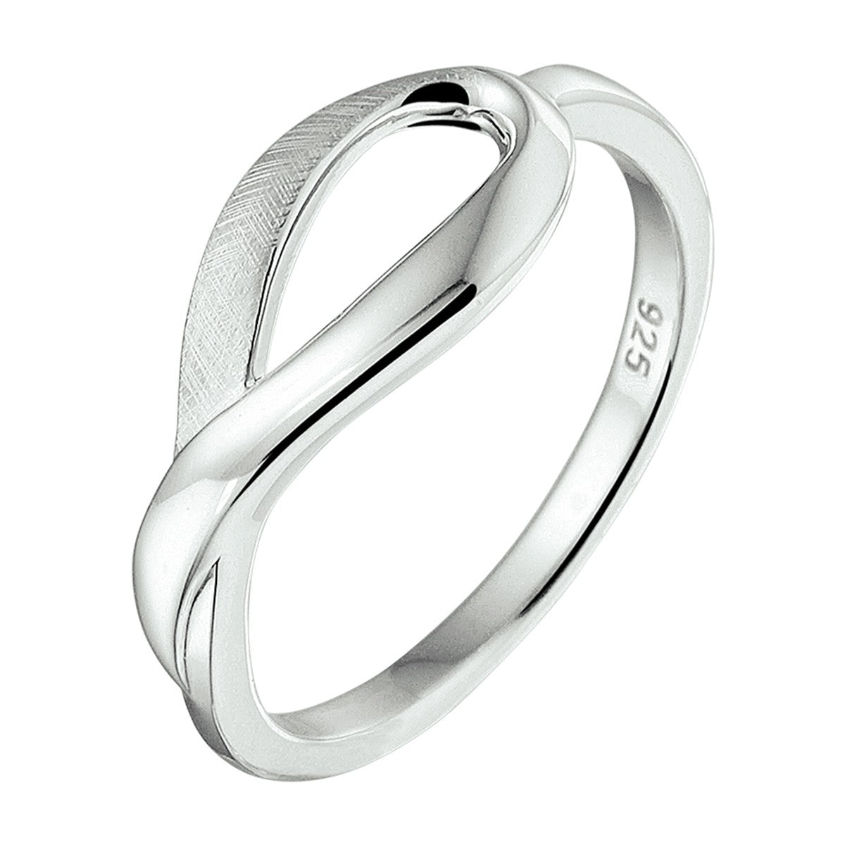 Fantasy Collection Ring gescratcht zilver