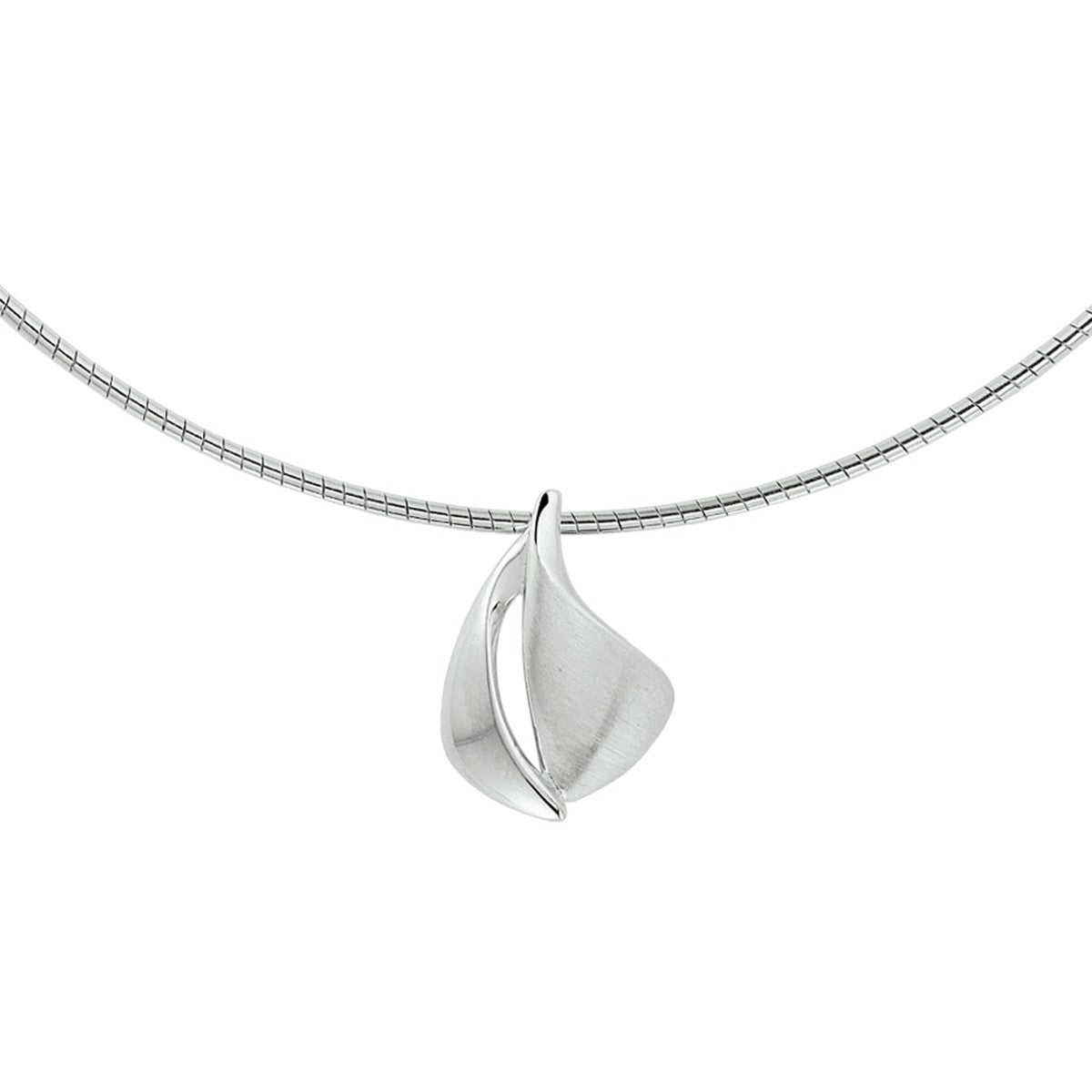 Fantasy Collection Collier poli/mat 42 + 3 cm zilver