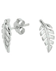Zilver Gerhodineerd Oorknoppen Veer 1328436 - PansiteNederland.nl