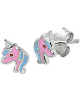Zilveren oorknoppen eenhoorn - 1328637 - PansiteNederland.nl