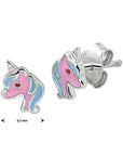 Zilveren oorknoppen eenhoorn - 1328637 - PansiteNederland.nl