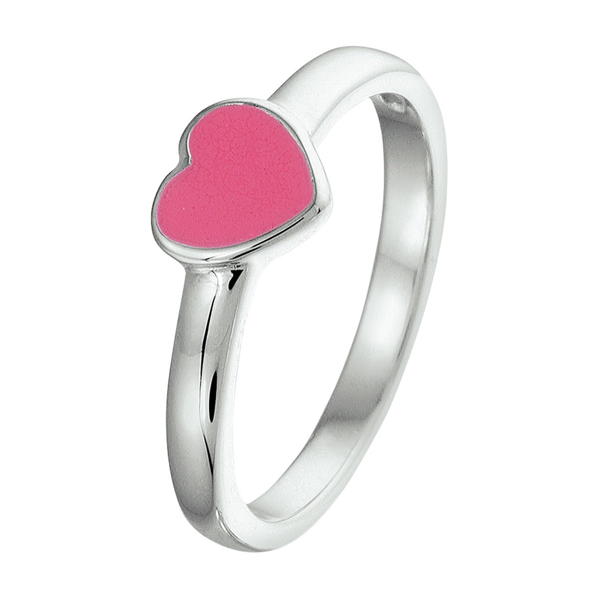 Fantasy Collection Ring hart emaille zilver