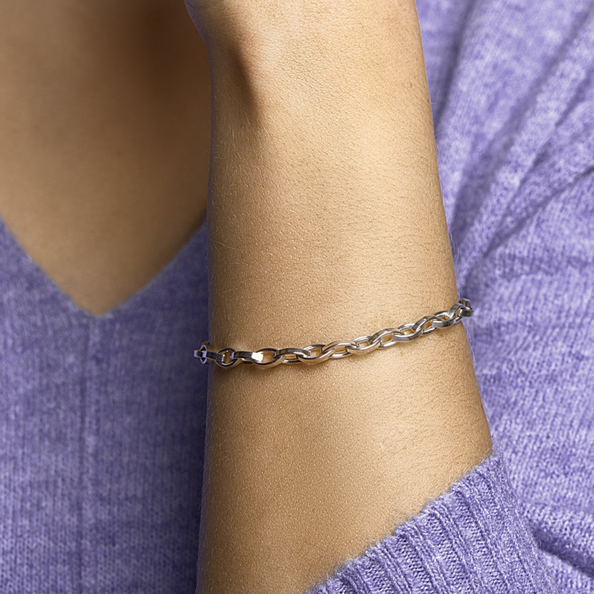 Fantasy Collection Armband anker 5,2 mm 19 cm zilver