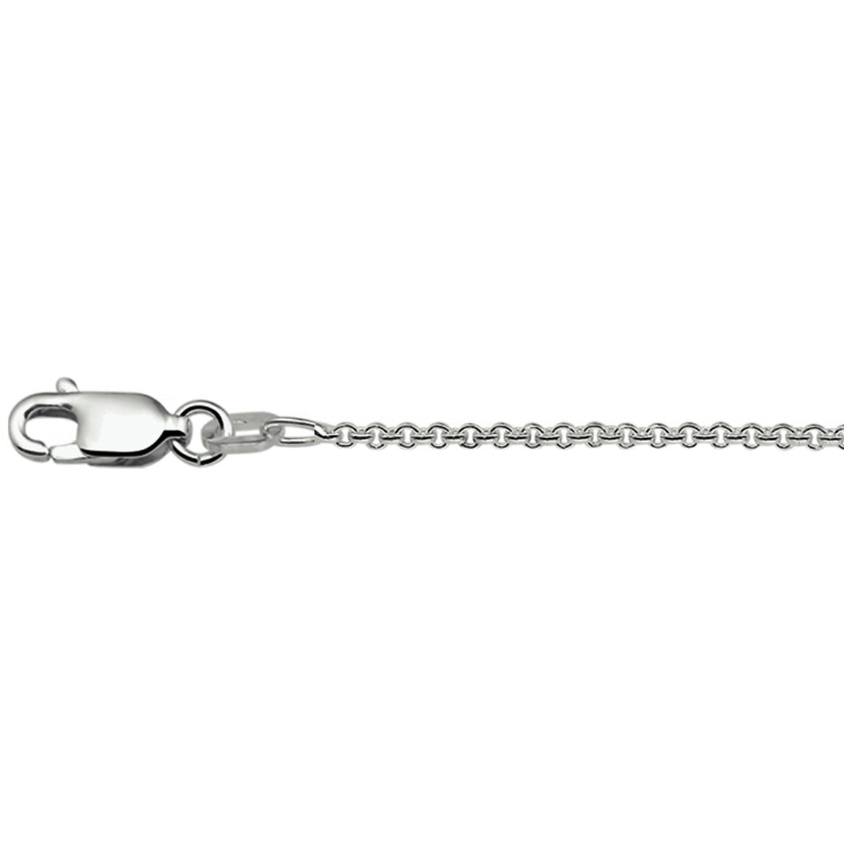 Fantasy Collection Collier anker rond 1,3 mm 41 + 4 cm zilver - PSN1329092