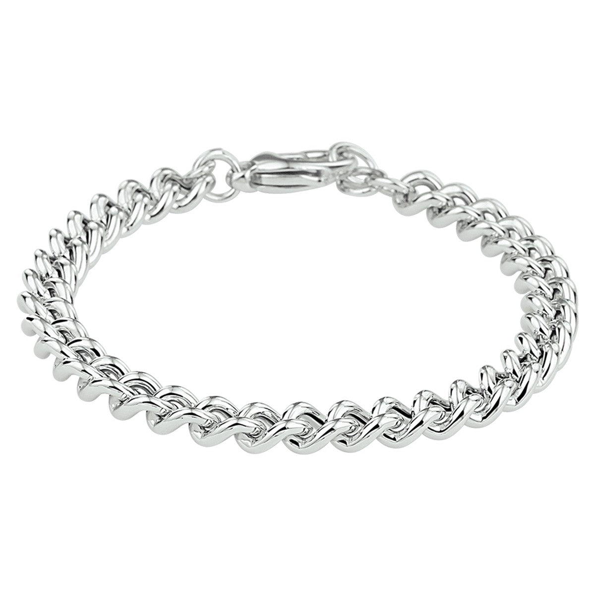 Fantasy Collection Armband gourmette 7,1 mm zilver
