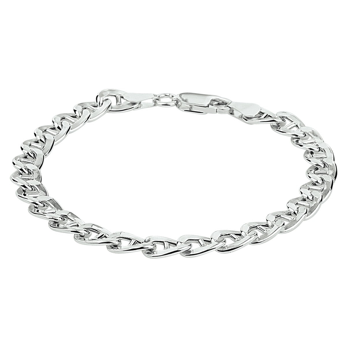 Fantasy Collection Armband anker 6,5 mm zilver