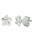 Zilver Gerhodineerd Oorknoppen Bloem Zirkonia 1329201 - PansiteNederland.nl