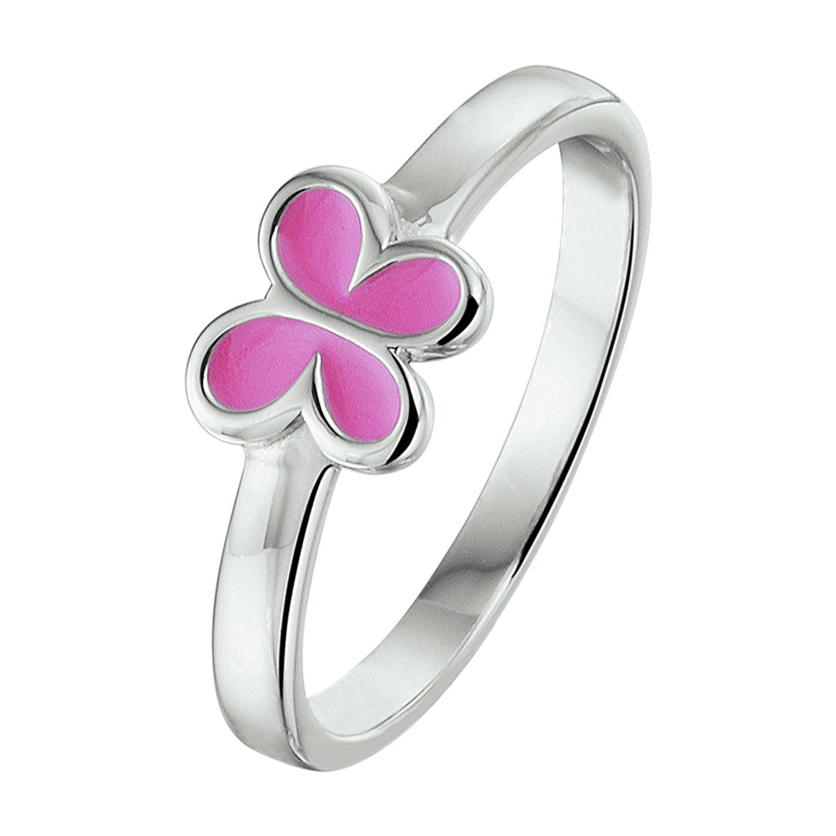 Fantasy Collection Ring vlinder emaille zilver
