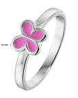 Gerhodineerd Zilver Ring Vlinder 1329219 - PansiteNederland.nl