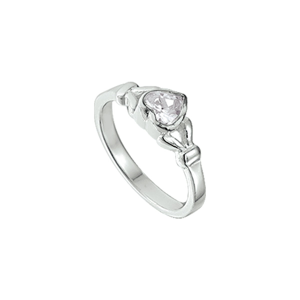 Fantasy Collection Ring hart zirkonia zilver