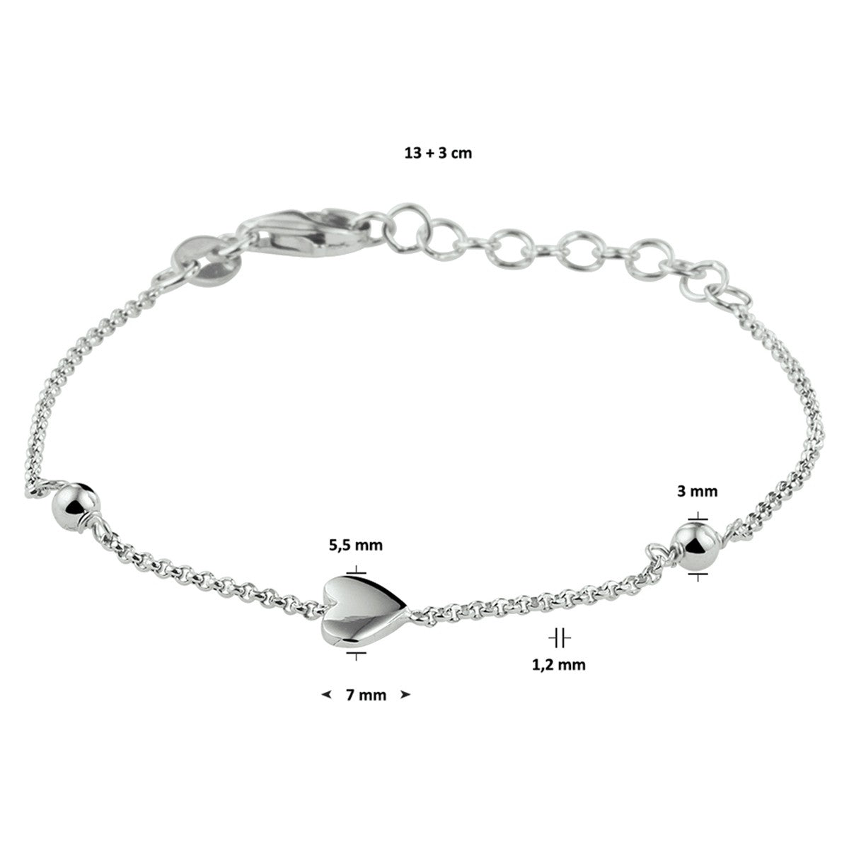 Fantasy Collection Zilveren Armband voor Kinderen 1329641