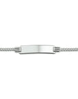 Zilver Gerhodineerd Graveerarmband Gourmette Plaat 4,8 mm 1329668 - PansiteNederland.nl