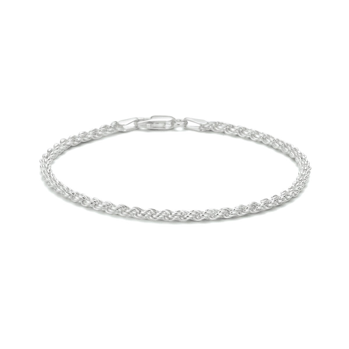 Fantasy Collection Armband koord 2,5 mm zilver