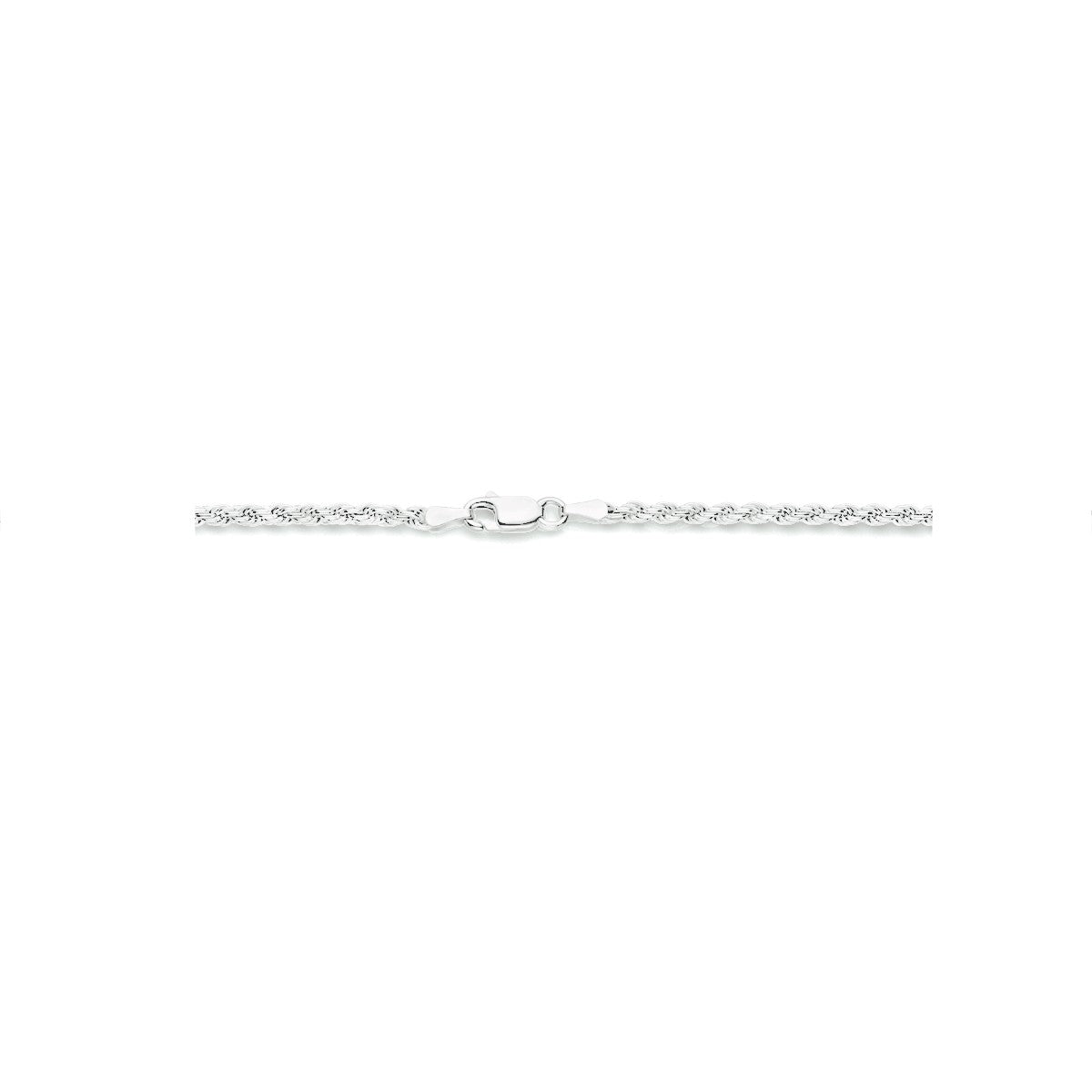 Fantasy Collection Collier koord 2,5 mm zilver