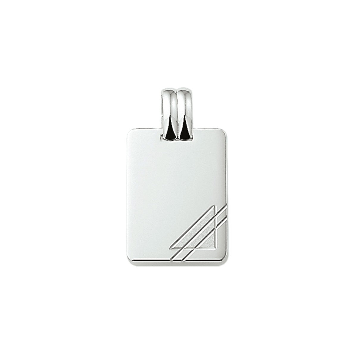 Fantasy Collection Graveerhanger poli/mat zilver