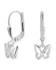 Zilver Gerhodineerd Oorhangers Vlinder Zirkonia Brisur Haak 1329863 - PansiteNederland.nl