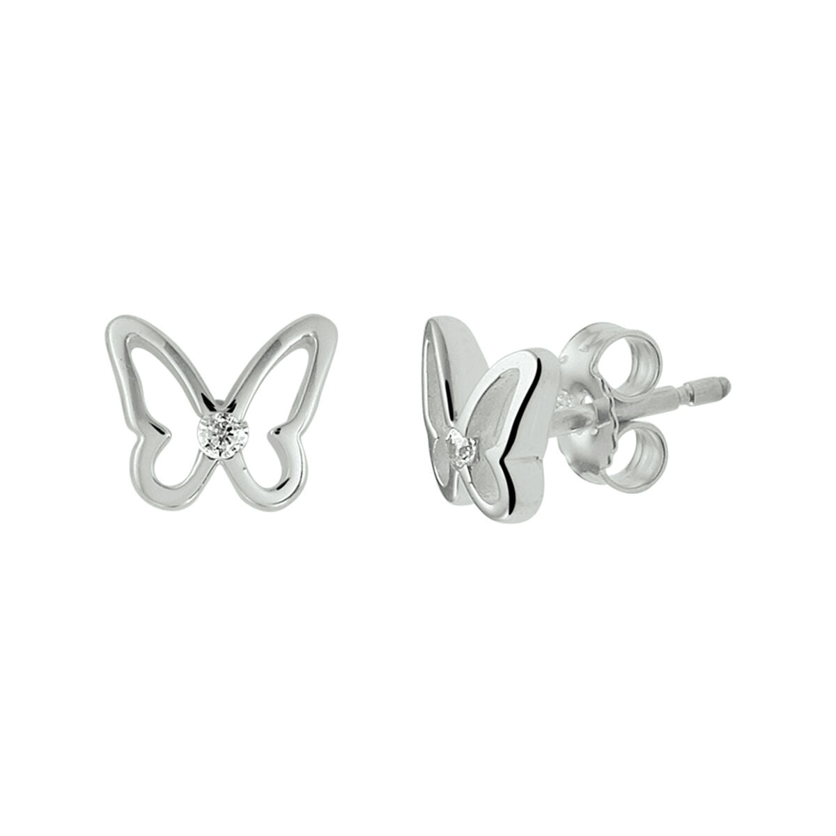 Fantasy Collection Oorbellen vlinder zirkonia zilver - PSN1329870