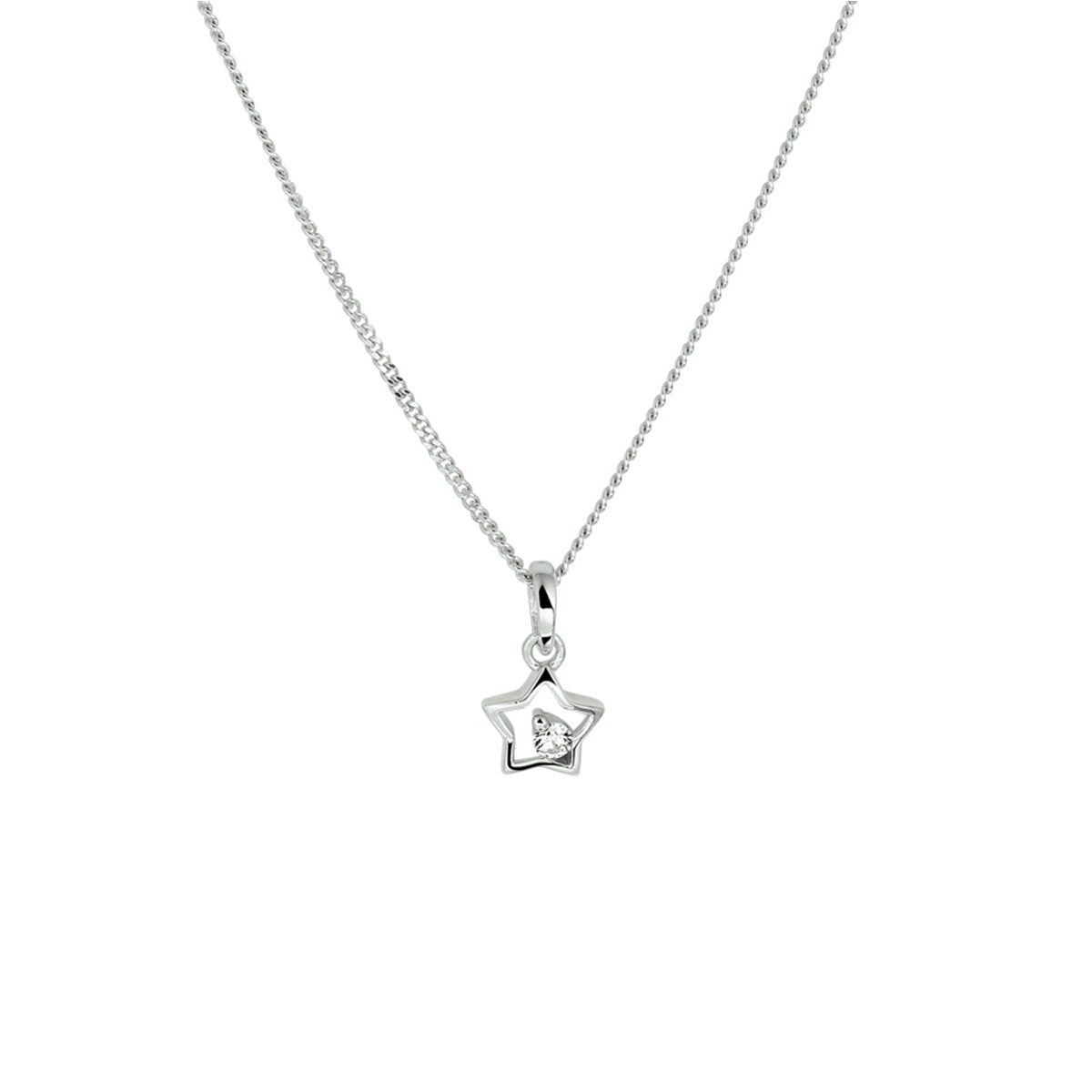 Fantasy Collection Collier gourmette zirkonia zilver