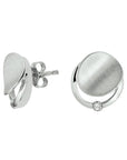 Zilver Gerhodineerd Oorknoppen Zirkonia Poli/Mat 1329921 - PansiteNederland.nl
