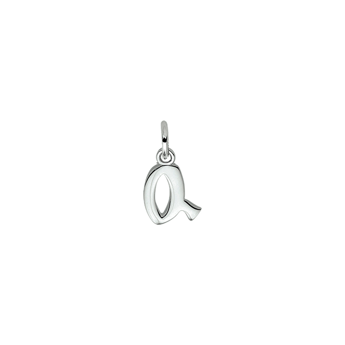Fantasy Collection Hanger letter Q 12,5 mm zilver gerhodineerd - PSN1330014