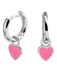 Zilver Gerhodineerd Oorringen Hart 1330160 - PansiteNederland.nl