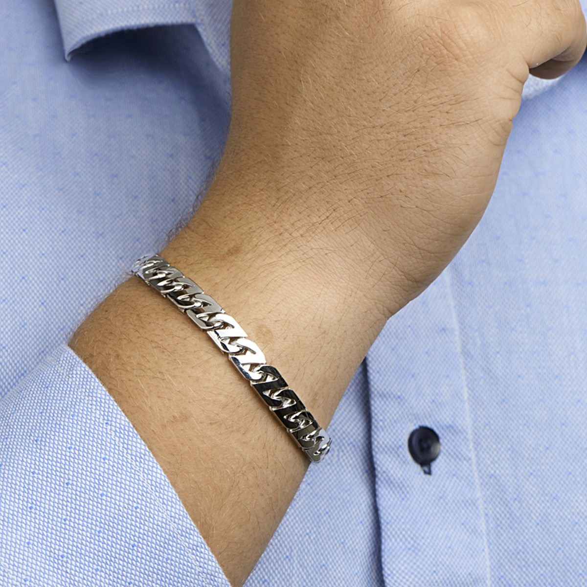 Fantasy Collection Armband gourmette 8,2 mm zilver
