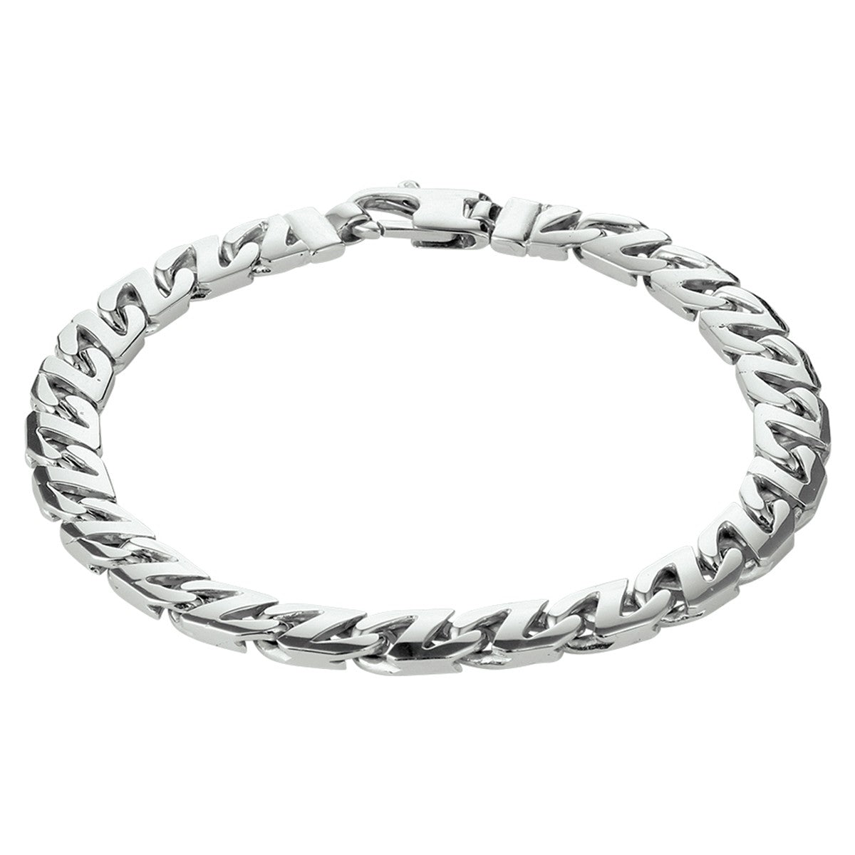 Fantasy Collection Armband gourmette 6,6 mm zilver