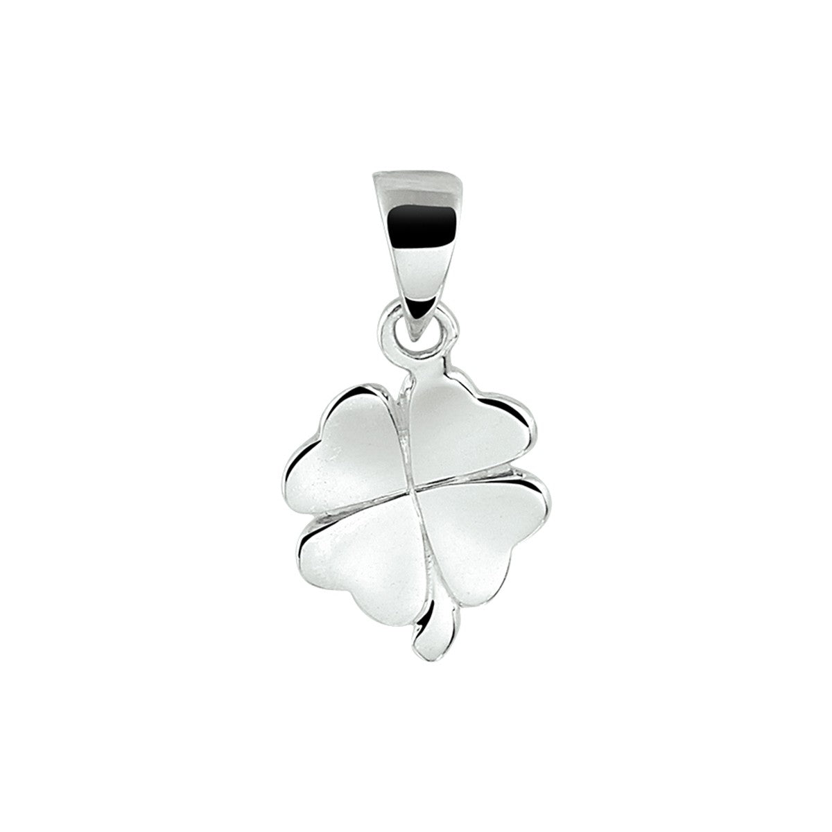 Fantasy Collection Hanger klavertje 10 mm zilver