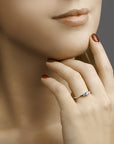 Gerhodineerd Zilver Ring Met Zirkonia 1332176 - PansiteNederland.nl