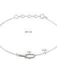 Zilver Gerhodineerd Armband 1,2 Mm 16,5 + 2 Cm 1332304 - PansiteNederland.nl