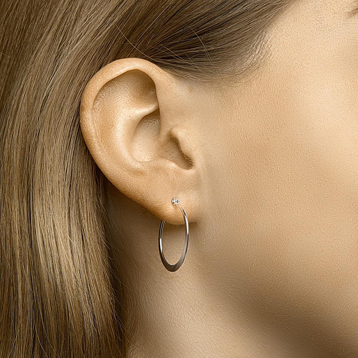 Fantasy Collection Oorbellen scharnier zilver