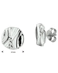 Zilver Gerhodineerd Oorknoppen Rond 1332341 - PansiteNederland.nl