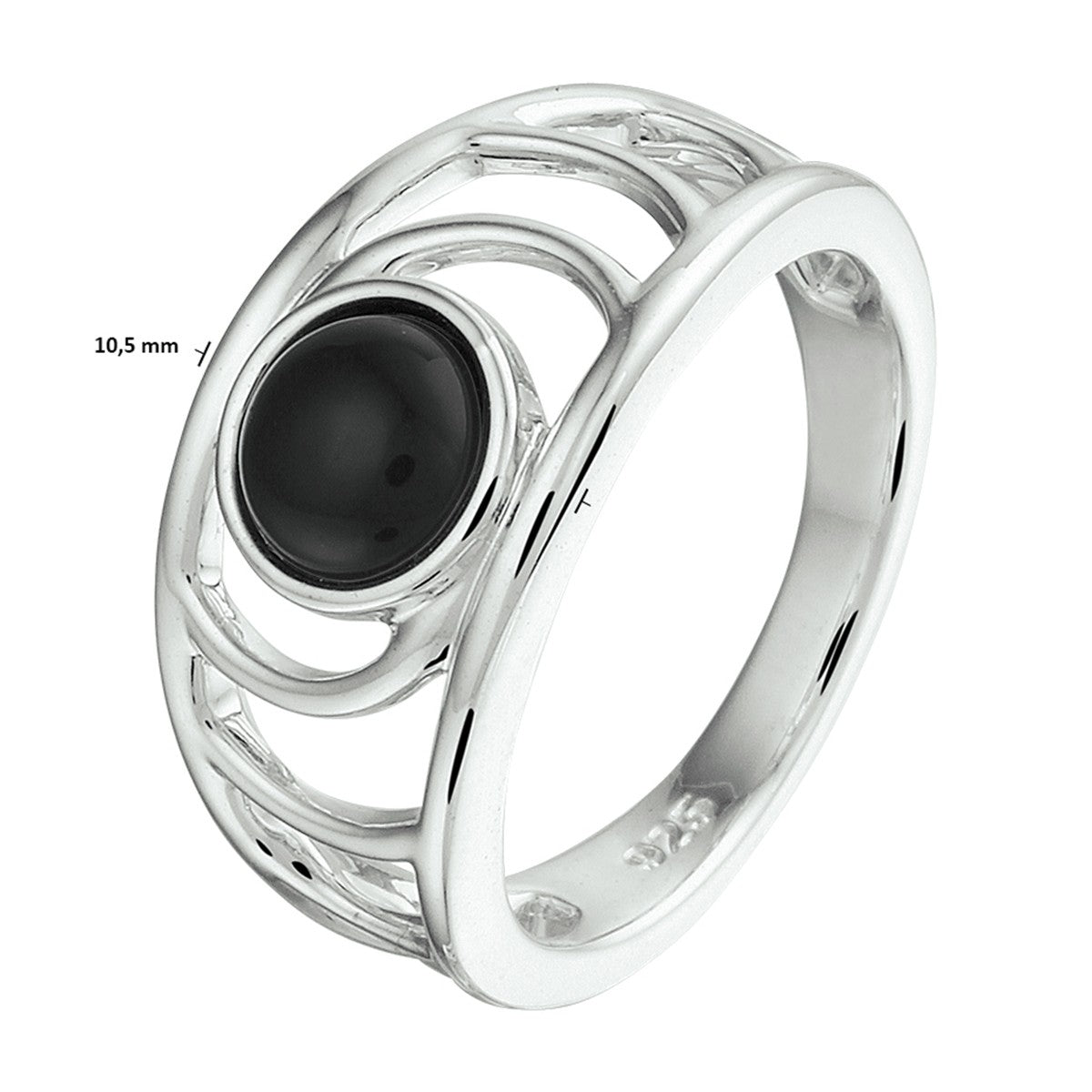Fantasy Collection Ring onyx zilver
