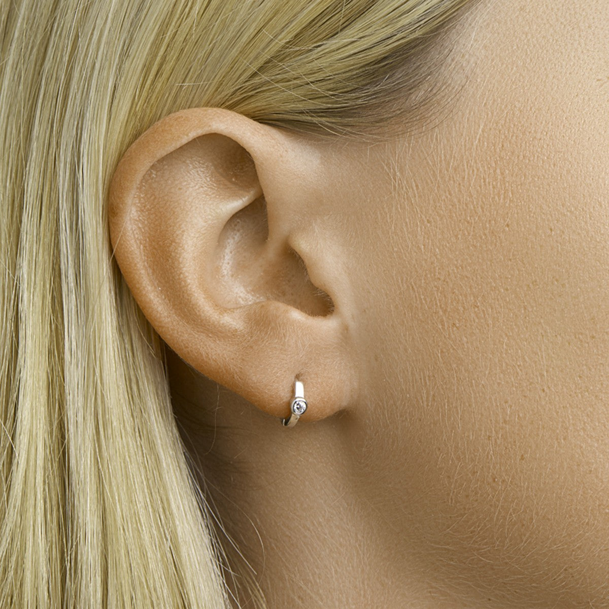 Fantasy Collection Oorbellen zirkonia zilver