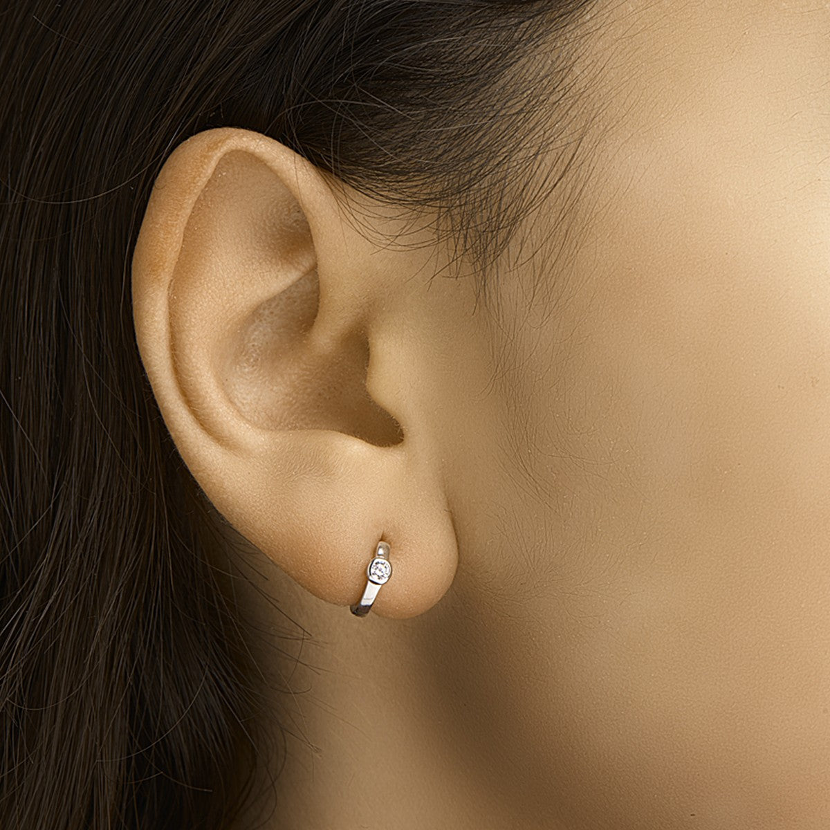 Fantasy Collection Oorbellen zirkonia zilver