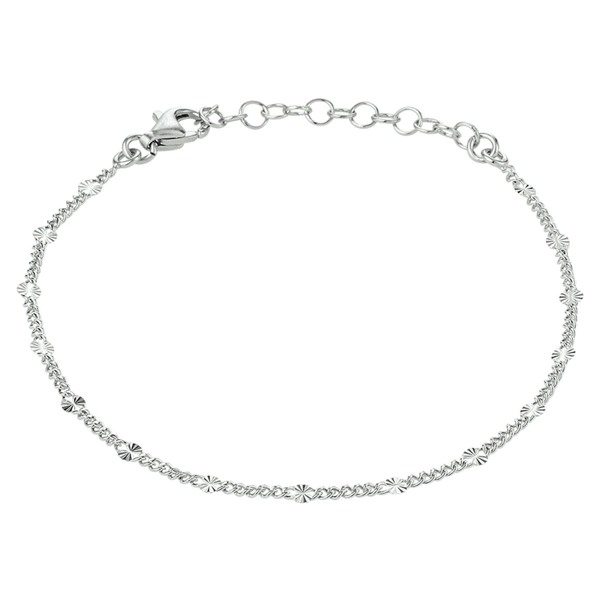Fantasy Collection Enkelbandje 2,5 mm 24 + 2 cm zilver - PSN1332720