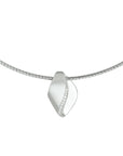 zilver gerhodineerd collier zirkonia poli/mat 42 + 3 cm 1332832 - PansiteNederland.nl