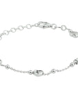 Zilver Gerhodineerd Armband Hartjes 13 + 3 Cm 1332843 - PansiteNederland.nl