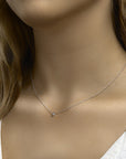 zilver gerhodineerd collier zirkonia 40 - 42 - 44 cm 1332858 - PansiteNederland.nl