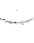 zilver gerhodineerd collier poli/mat 5,6 mm 45 cm 1332877 - PansiteNederland.nl
